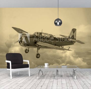 Picture of Vintage Style image of World of American War 2 Torpedo bomber First saw combat in 1942